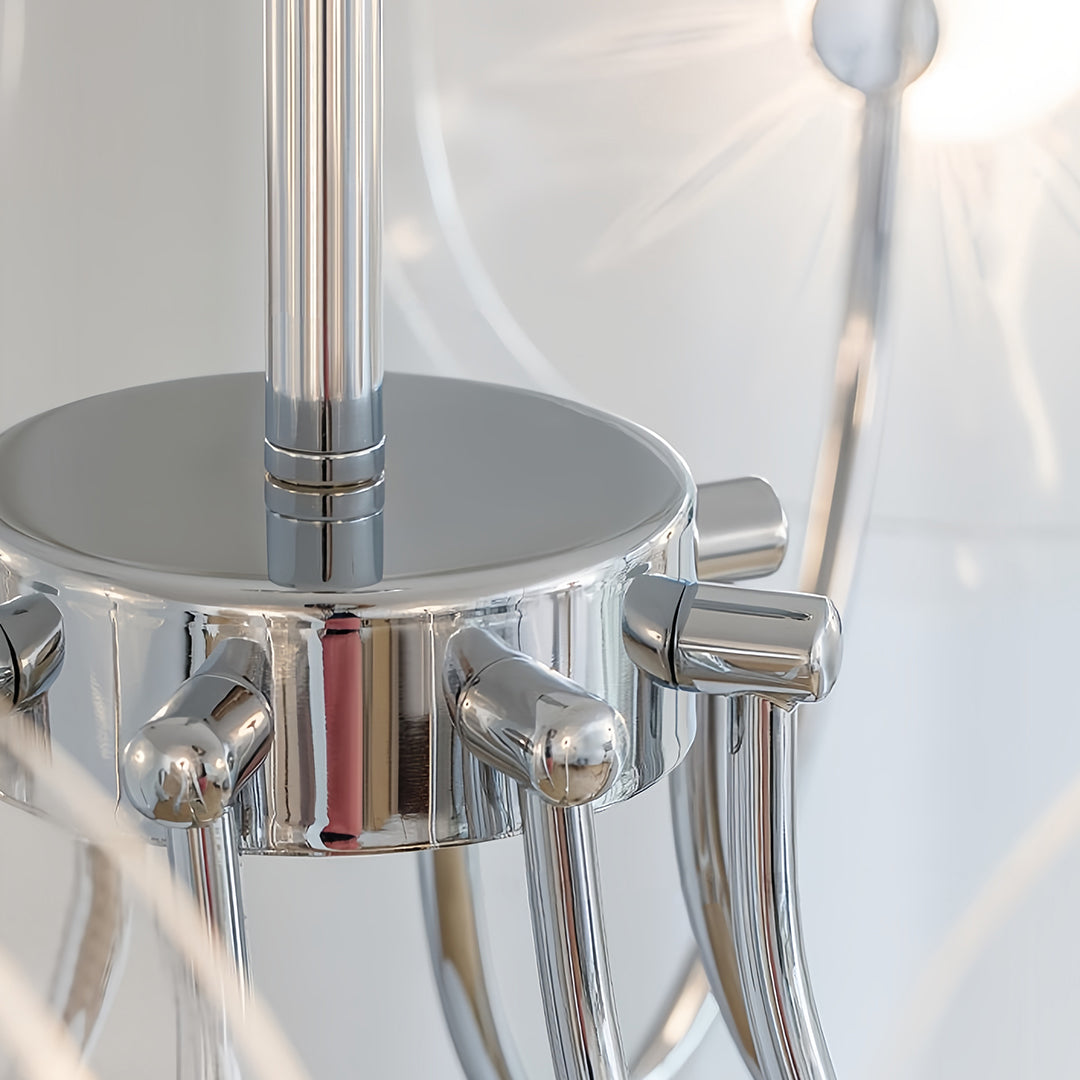 Alethea - Curved Acrylic LED Chandelier