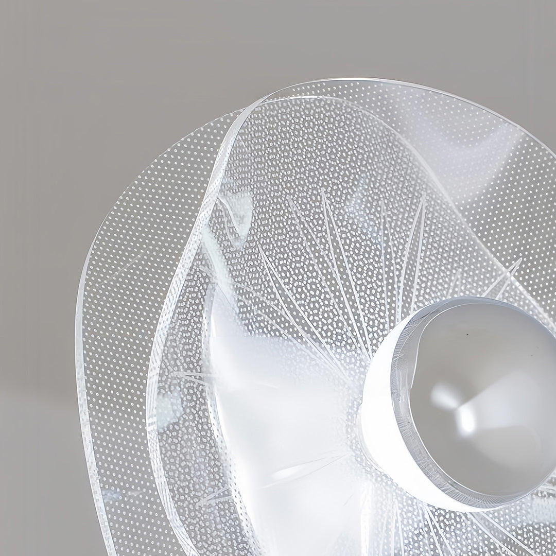 Alethea - Curved Acrylic LED Chandelier