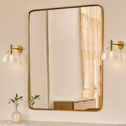 Evan - Brass and Blown Glass Wall Sconce