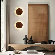Panope - Travertine Crescent Wall Sconce