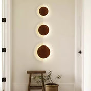 Panope - Travertine Crescent Wall Sconce