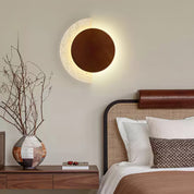 Panope - Travertine Crescent Wall Sconce