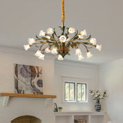Arete - Vintage Glass Floral Chandelier