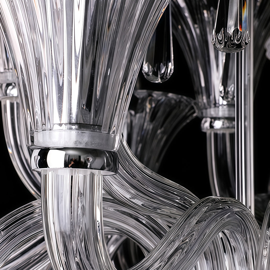 Hylas - French Glass Globe Chandelier
