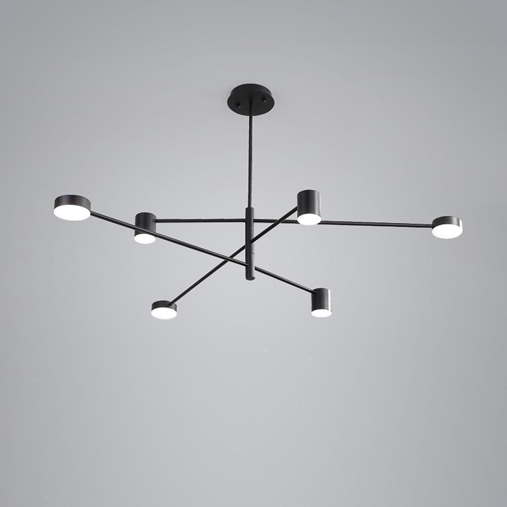 Doriskos - Black Sputnik LED Chandelier