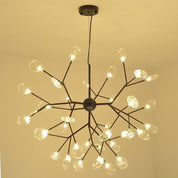 Gorgias - Black or Gold 36-Light Cluster Chandelier