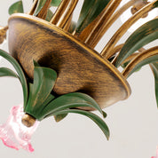 Arete - Vintage Glass Floral Chandelier