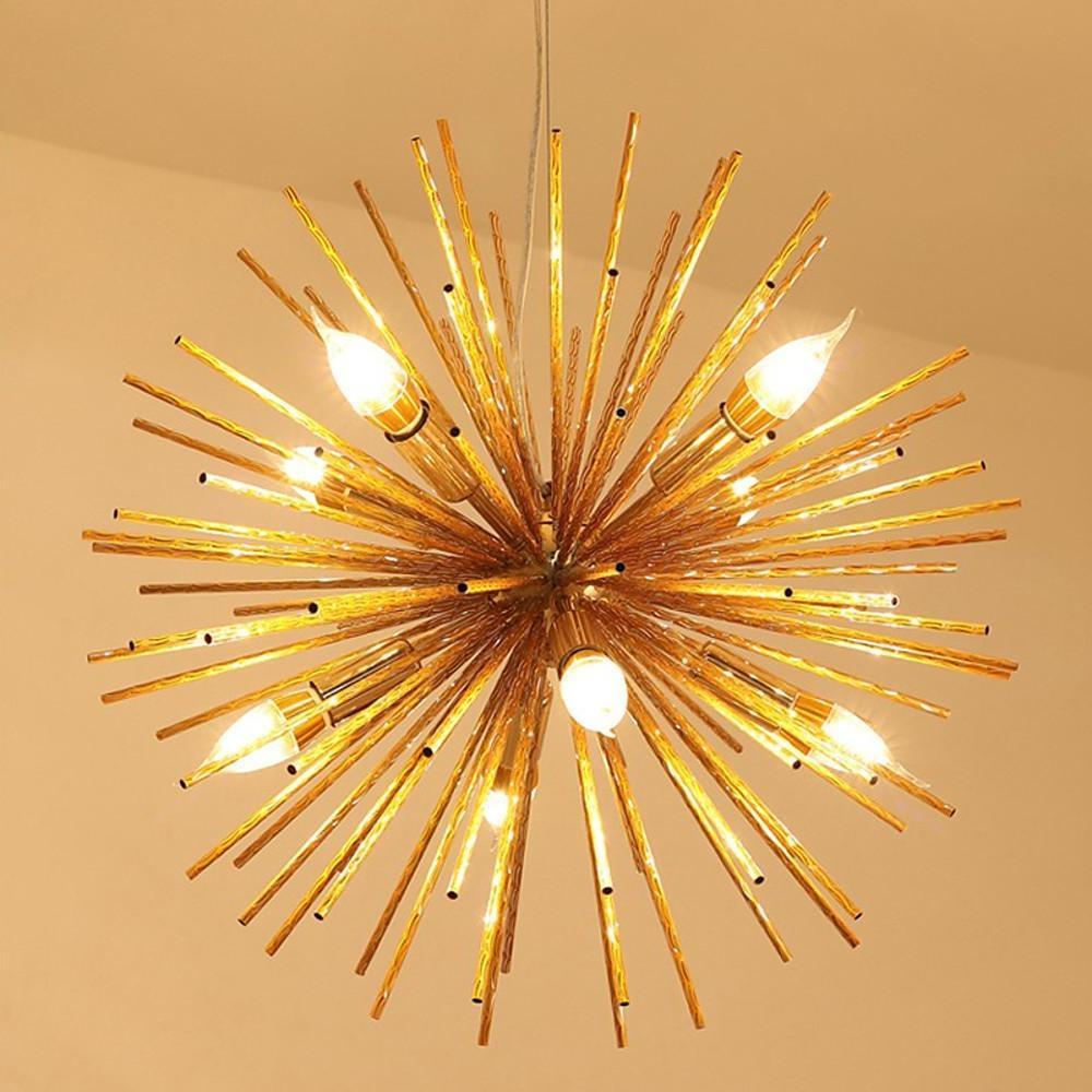 Alphaios - Geometric Starburst Chandelier