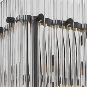 Epikles - Iron and Glass Multi-Head Chandelier