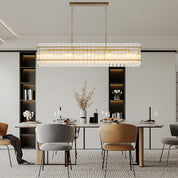 Epikles - Iron and Glass Multi-Head Chandelier