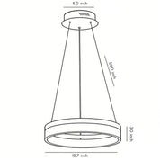 Larisa - Slim Ring LED Pendant Light