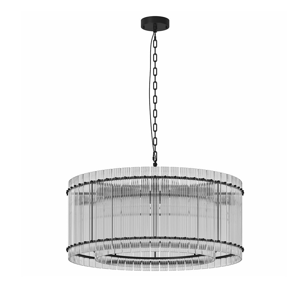 Epikles - Iron and Glass Multi-Head Chandelier