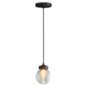 Aglaia - Brass and Glass Globe Chandelier