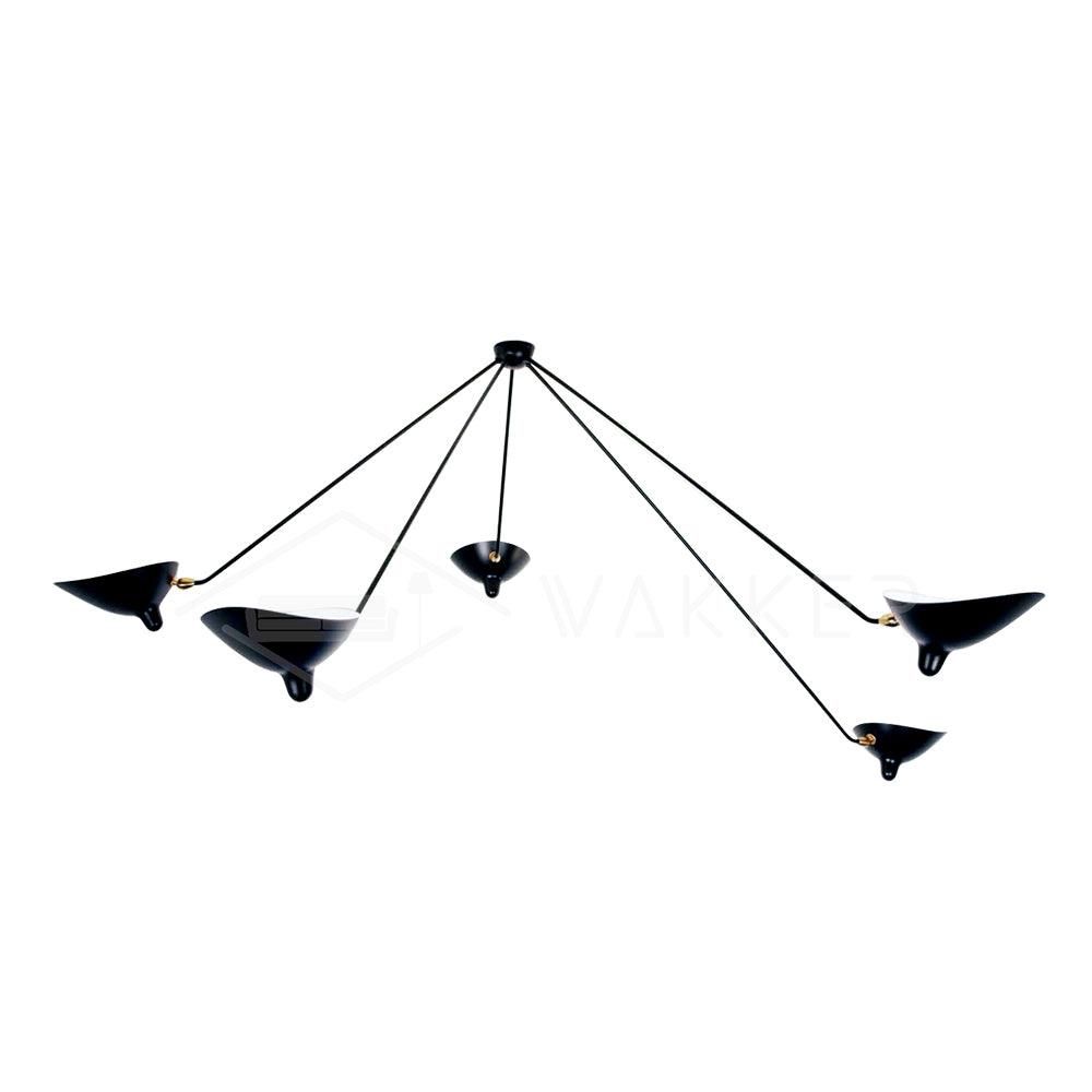 Zeuxippe - Lacquered Multi-Arm Ceiling Lamp