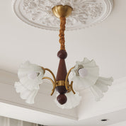 Demophon - Lily Flower Glass Chandelier