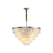 Kadmos - Copper and Glass Geometric Chandelier