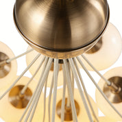 Xanthe - Gold and Bubble Glass Chandelier