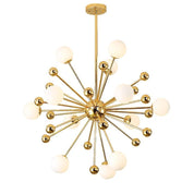 Aiolos - Gold Glass Globe Sputnik Chandelier