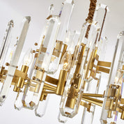 Euphrosyne - Brass and Glass Modern Chandelier
