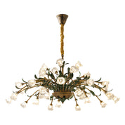 Arete - Vintage Glass Floral Chandelier