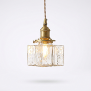 Aurelia - Jewel Glass Brass Pendant Light