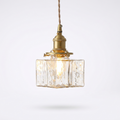 Aurelia - Jewel Glass Brass Pendant Light