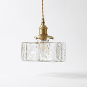 Aurelia - Jewel Glass Brass Pendant Light