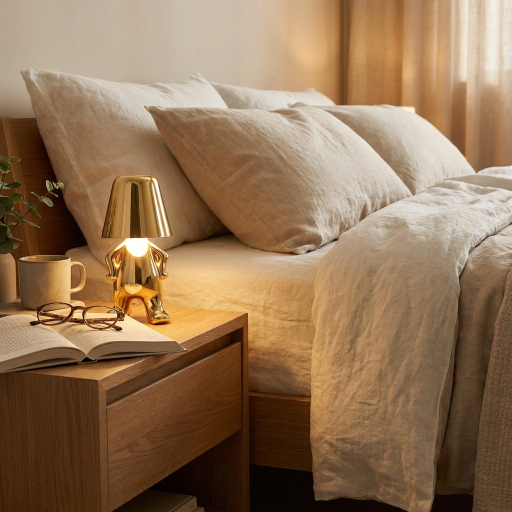 Dion - Little Golden Figure Table Lamp