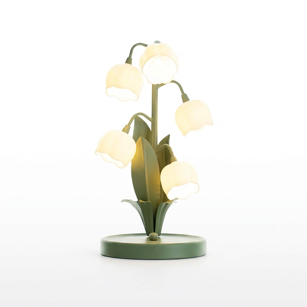Theia - Bell Orchid Table Lamp
