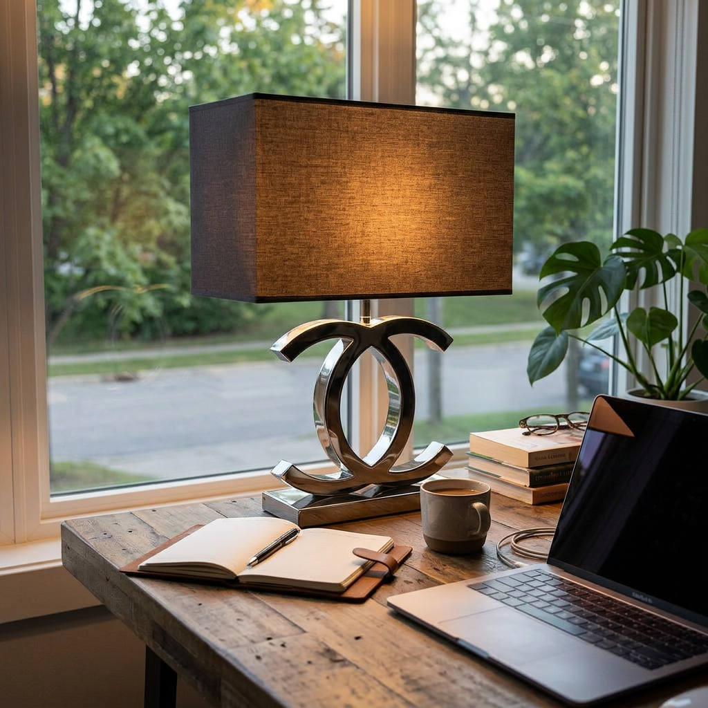 Amara - Stainless Steel Table Lamp