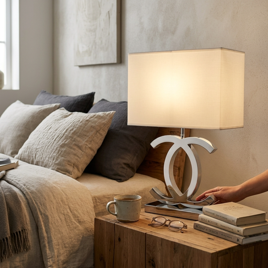 Amara - Stainless Steel Table Lamp