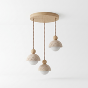 Calypso - Travertine Modern Pendant Light