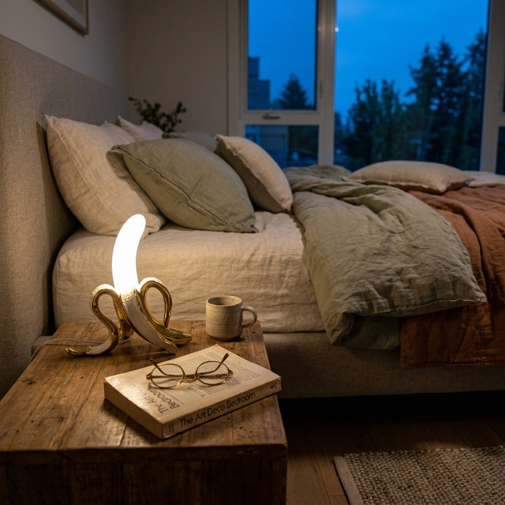 Linus - Banana Light Art Deco Table Lamp