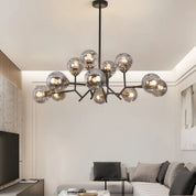 Deiphobos - Twelve-Globe Glass Chandelier