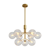 Cassia - Solid Copper Glass Ball Chandelier