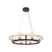 Agathon - Copper and Glass Chandelier