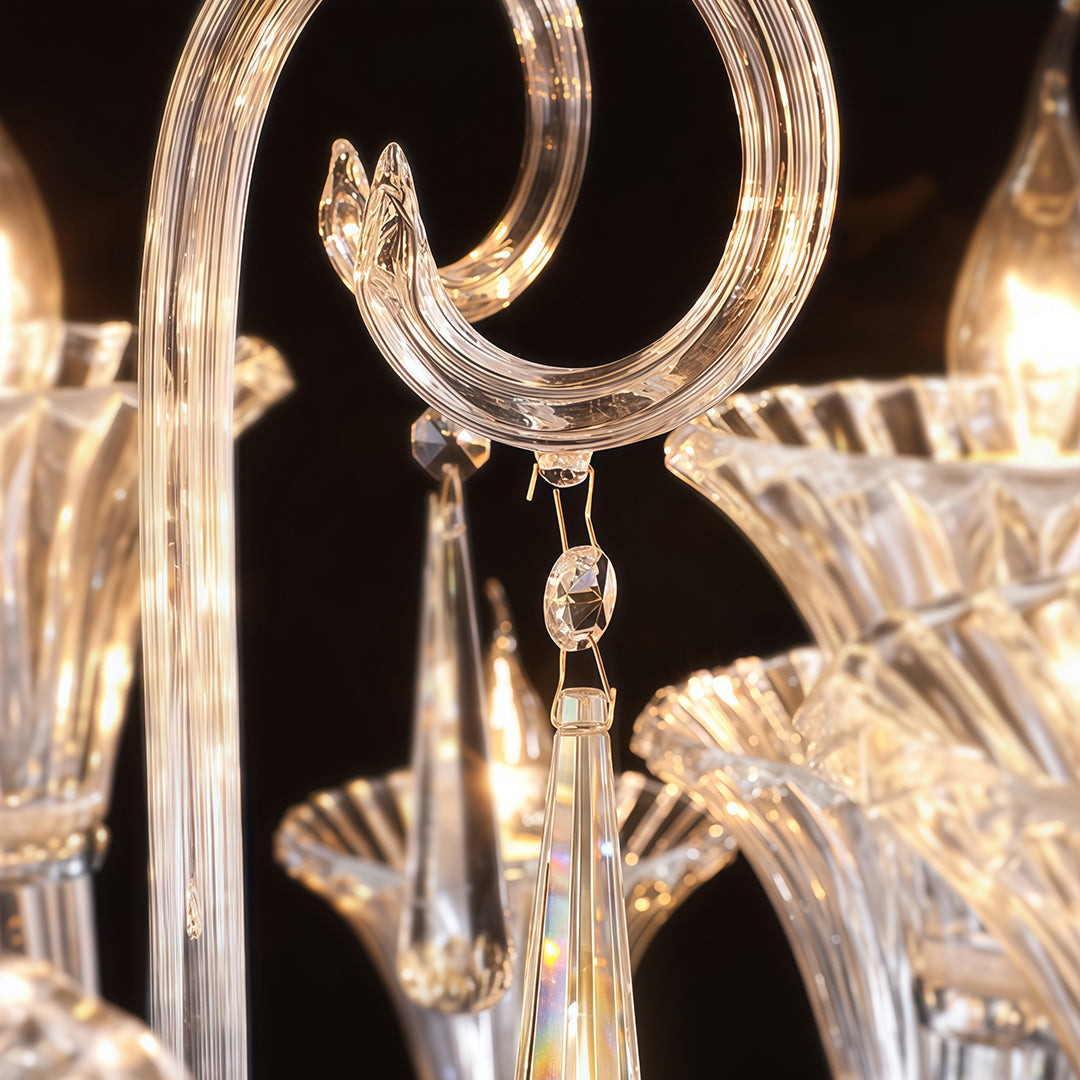 Hylas - French Glass Globe Chandelier