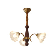 Demophon - Lily Flower Glass Chandelier