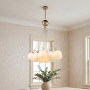 Xanthe - Gold and Bubble Glass Chandelier