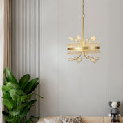 Aristaia - Gold and Crystal Blossom Chandelier