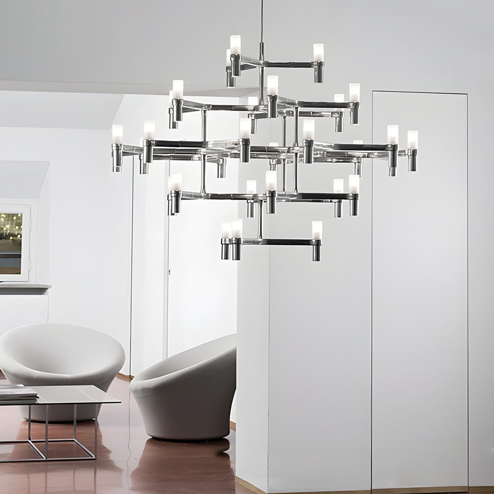 Euthymios - Geometric Layered Nordic Chandelier