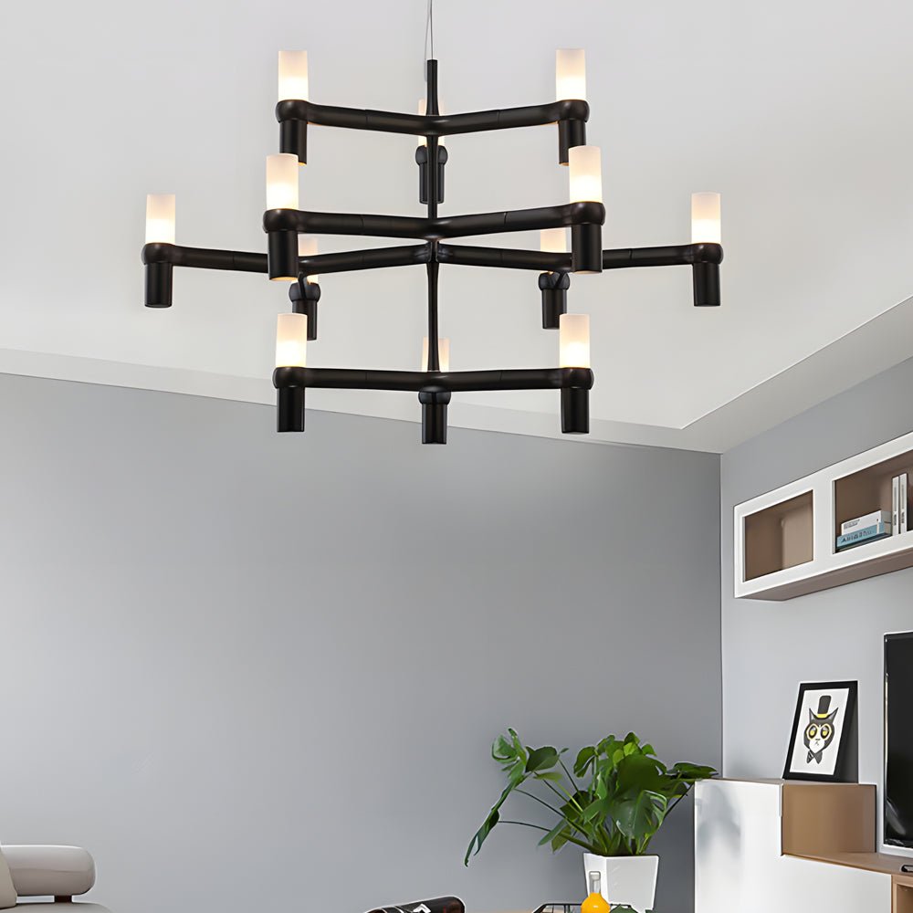 Euthymios - Geometric Layered Nordic Chandelier