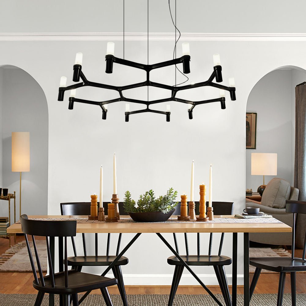 Euthymios - Geometric Layered Nordic Chandelier