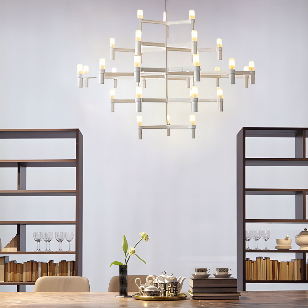 Euthymios - Geometric Layered Nordic Chandelier