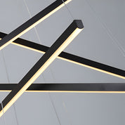 Pheres - Black Crossed Arm LED Chandelier
