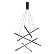 Pheres - Black Crossed Arm LED Chandelier