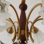 Demophon - Lily Flower Glass Chandelier