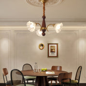 Demophon - Lily Flower Glass Chandelier