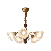 Demophon - Lily Flower Glass Chandelier