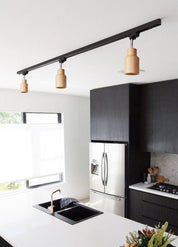 Aristaios - Wood and Steel Track Lighting